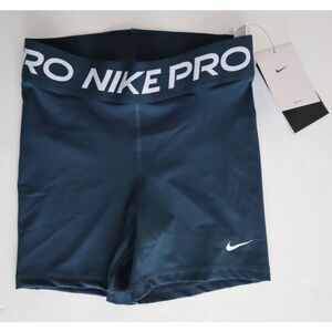 Nike Pro 365 CZ9831-478 Women's Sz S Armory Blue DRI-Fit 5" Compression Shorts